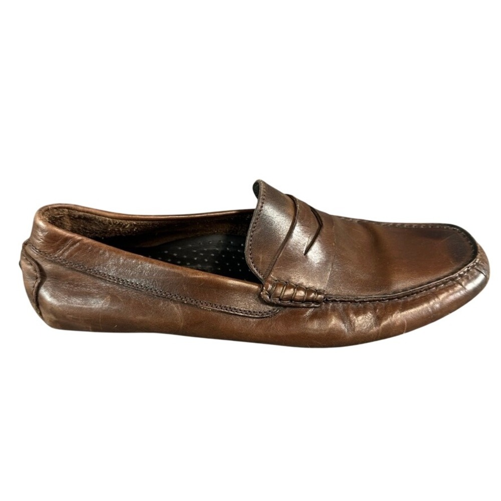 To Boot New York Mens Leather Penny Loafers Driving Shoes Made in Italy Size 9